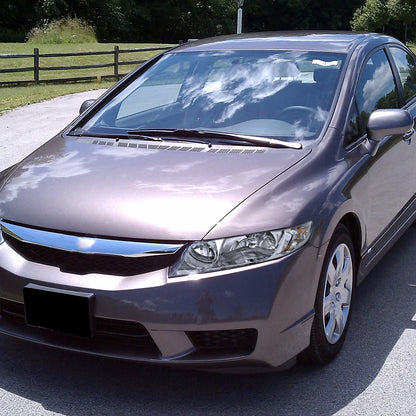 Ronnin - Conjunto de faros delanteros de repuesto de fábrica para Honda Civic Sedan 2006-2011 (par) | Cromado