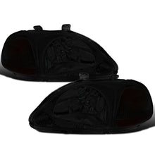 Ronnin - Fits 1996-1998 Honda Civic EK Factory Replacement Headlights Assembly Pair | Smoke