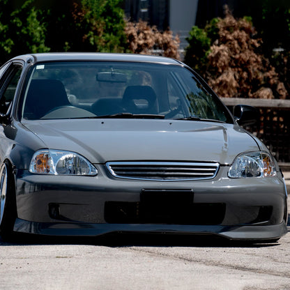 Ronnin - Conjunto de faros delanteros de repuesto originales para Honda Civic EK 1999-2000 | Cromado