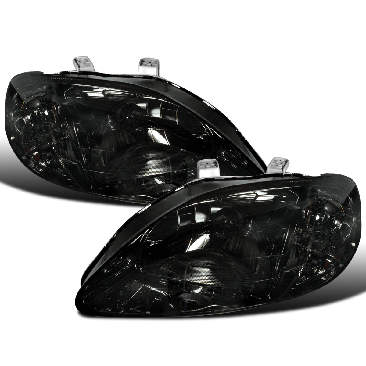 Ronnin - Faros de repuesto para Honda Civic EK 1999-2000, par | Ahumado