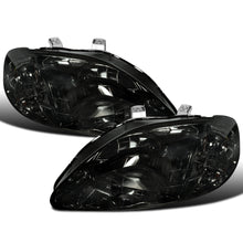 1999-2000 Honda Civic EK  Replacement Headlights Assembly Pair | Smoke