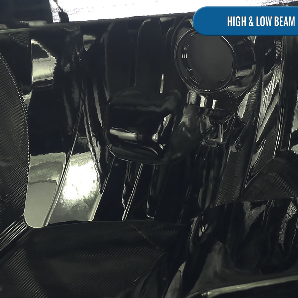 Ronnin - Fits 2009-2018 Ram 1500 2500 3500 2019-2024 Ram 1500 Classic Factory Replacement Dual Quad Headlights Assembly Pair | Smoke