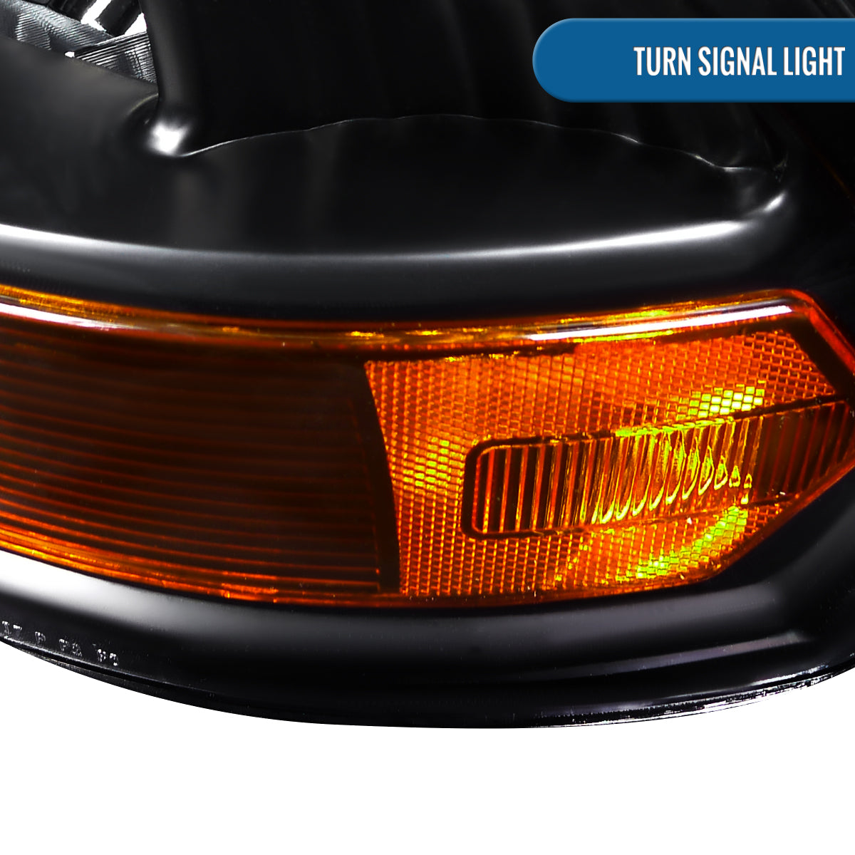 Ronnin - Fits 2009-2018 Ram 1500 2500 3500 2019-2024 Ram 1500 Classic Factory Replacement Dual Quad Headlights Assembly Pair | Black