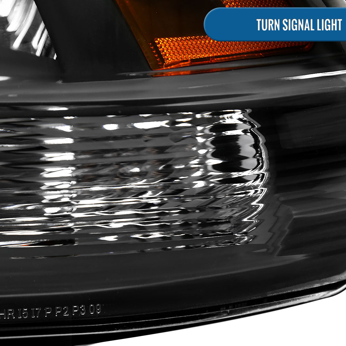 Ronnin - Fits 2009-2018 Ram 1500 2500 3500 2019-2024 Ram 1500 Classic Factory Style Replacement Dual Quad Headlights Assembly Pair | Black