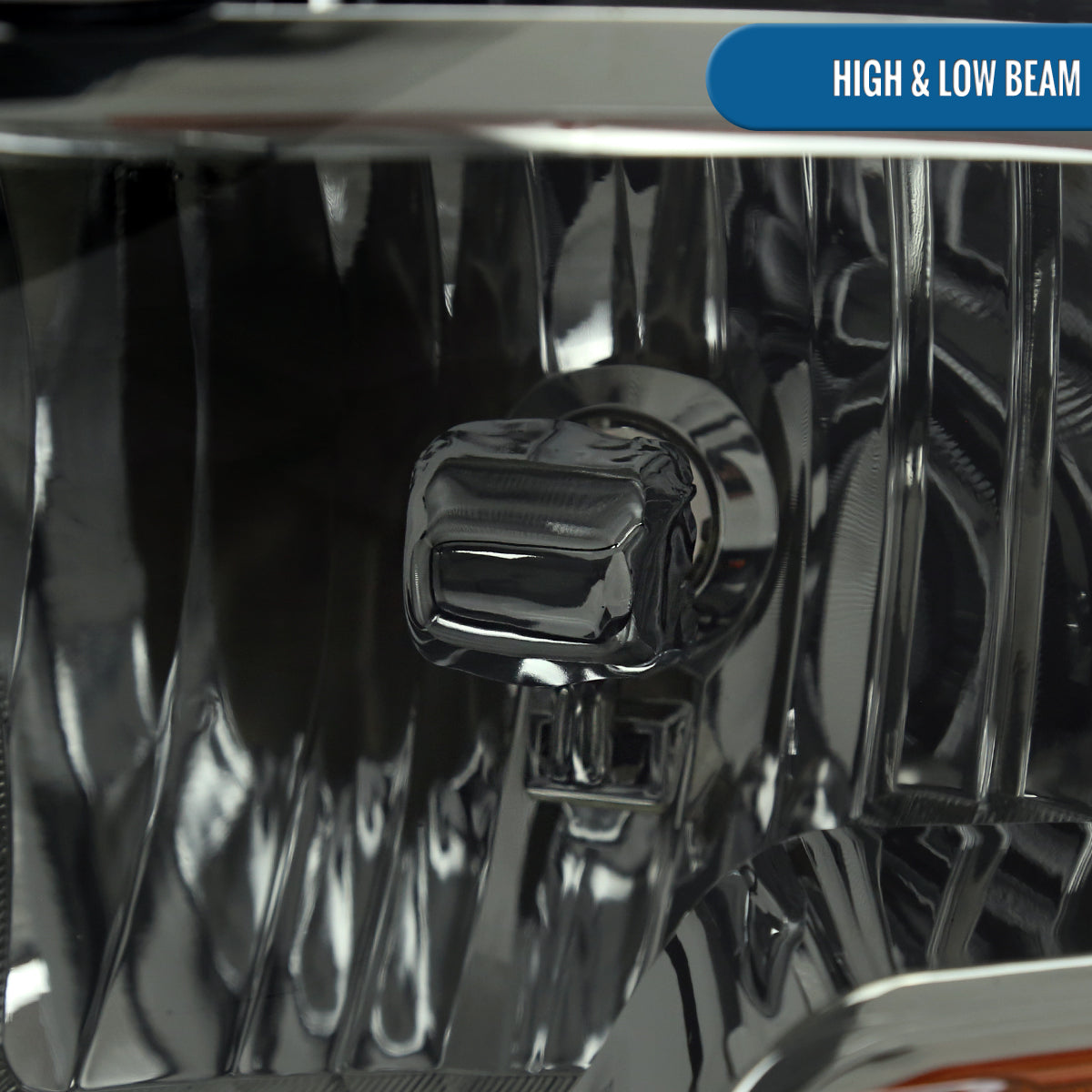 Ronnin - Fits 2009-2018 Ram 1500 2500 3500 2019-2024 Ram 1500 Classic Factory Replacement Dual Quad Headlights Assembly Pair | Light Smoke