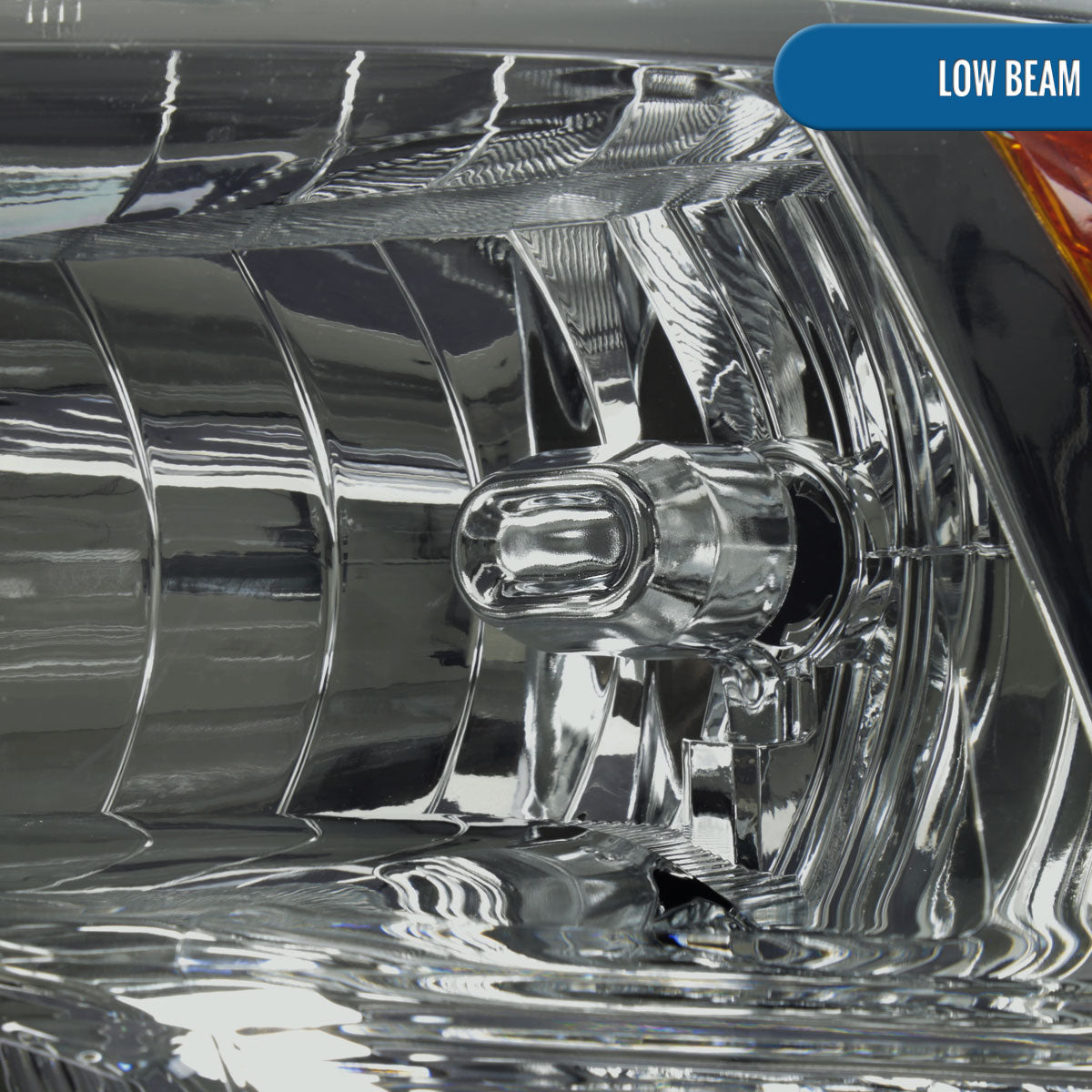 Ronnin - Fits 2009-2018 Ram 1500 2500 3500 2019-2024 Ram 1500 Classic Factory Style Replacement Dual Quad Headlights Assembly Pair | Light Smoke