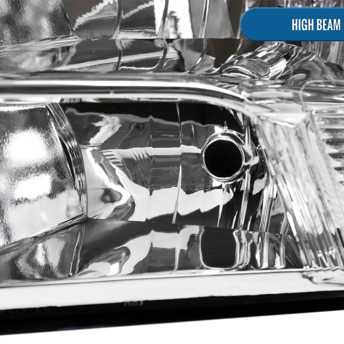 Ronnin - Fits 2009-2018 Ram 1500 2500 3500 2019-2024 Ram 1500 Classic Factory Replacement Dual Quad Headlights Assembly Pair | Chrome