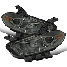 Ronnin -  Fits 2013-2016 Dodge Dart Halogen Factory Replacement Projector Headlights Assembly Pair | Smoke