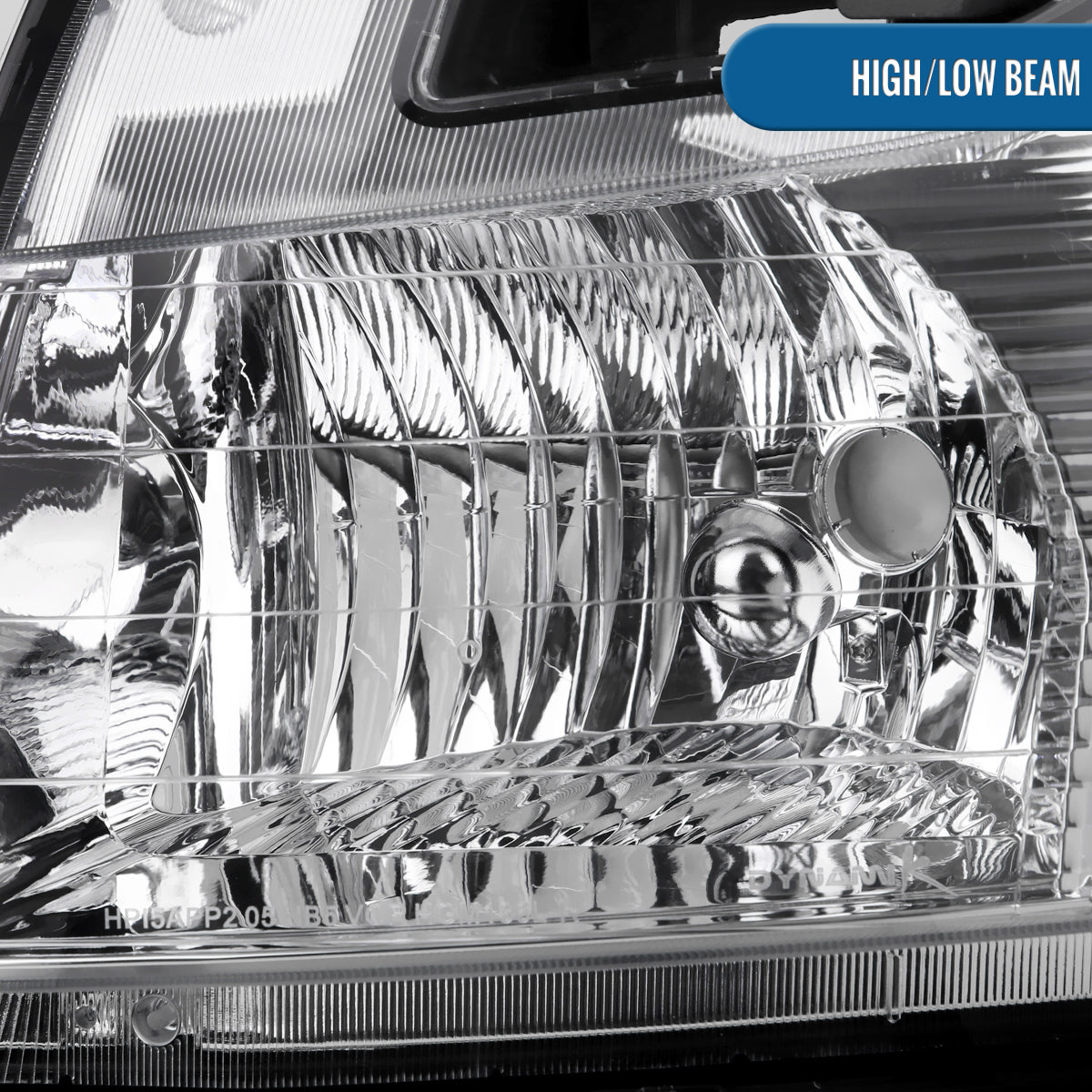 Ronnin - Fits 2005-2009 Chevy Equinox Upgraded Replacement LED Switchback Sequential Turn Signal + Animated Startup Effect Headlights Assembly Pair | Chrome