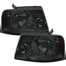Ronnin - Compatible con Ford F150 2004-2008 Lincoln Mark LT Par de Faros Halógenos de Repuesto | Ahumado
