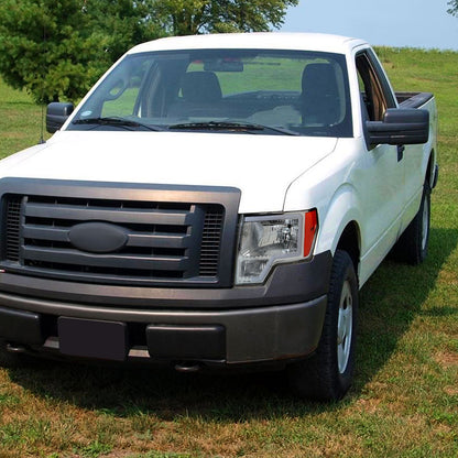 Ronnin - Fits 2009-2014 Ford F150 LED Tube Headlights Replacement Assembly Pair | Chrome