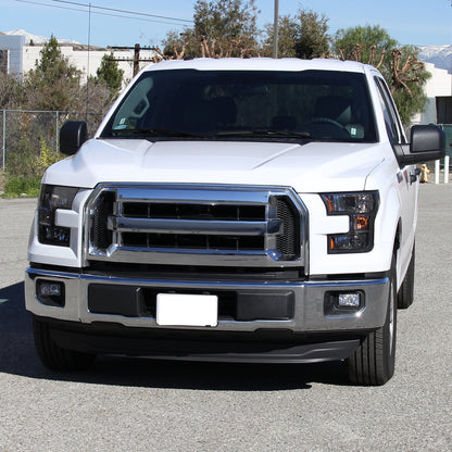 Ronnin - Conjunto de faros delanteros halógenos de repuesto de fábrica para Ford F150 2015-2017 | Par de color negro