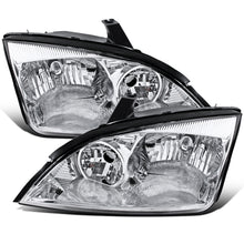 Ronnin - Fits 2005-2007 Ford Focus Headlights Factory Replacement Assembly Pair | Chrome