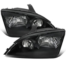 Ronnin - Fits 2005-2007 Ford Focus Headlights Factory Replacement Assembly Pair | Black