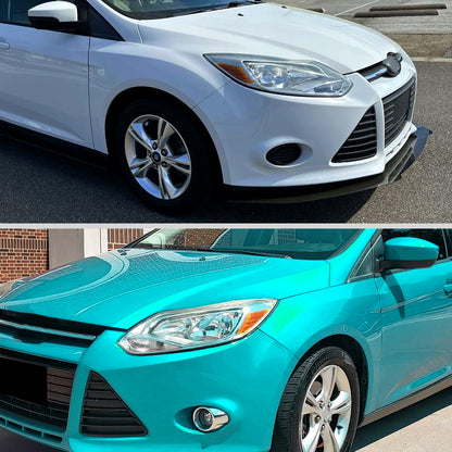 Ronnin - Conjunto de repuesto de faros para Ford Focus 2012-2014, par | Cromo