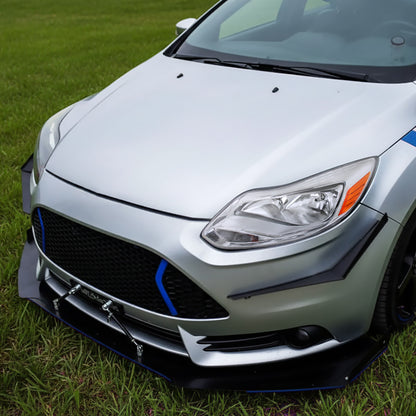 Ronnin - Conjunto de repuesto de faros para Ford Focus 2012-2014, par | Cromo