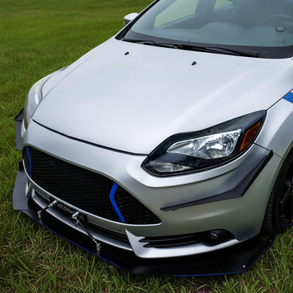 Ronnin - Conjunto de repuesto de faros delanteros para Ford Focus 2012-2014 | Par negro