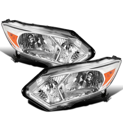 2016-2018 Honda HR-V HRV  Replacement Halogen Headlights Assembly Pair | Chrome