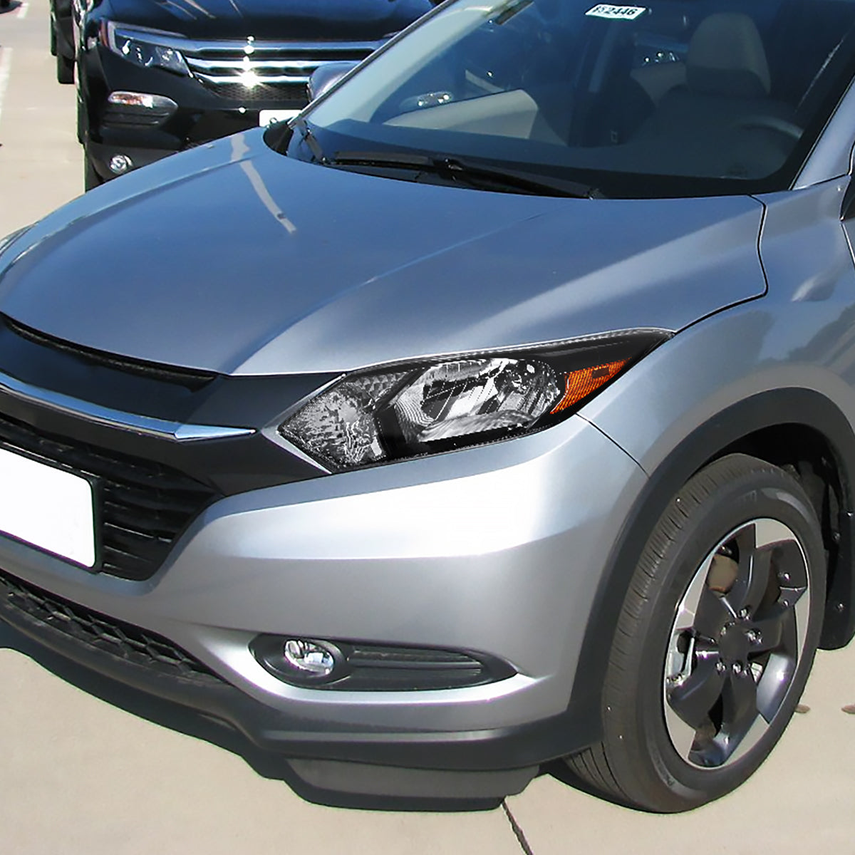 2016-2018 Honda HR-V HRV  Replacement Halogen Headlights Assembly Driver Side | Gloss Black