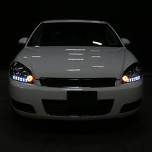 2006-2013 Chevy Impala 2014-2016 Impala Limited 2006-2007 Monte Carlo Bright LED Running Lights Halogen Headlights Assembly Pair | Black