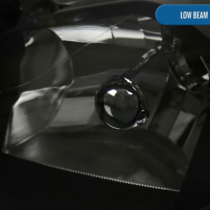 Ronnin - Fits 2006-2013 Chevy Impala 2006-2007 Monte Carlo Upgraded Replacement LED Tube Switchback Sequential Turn Signal Halogen Headlights Assembly Pair | Black Smoke