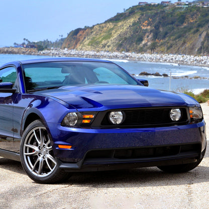 Ronnin - Fits 2010-2014 Ford Mustang Halogen Headlights Factory Replacement Assembly | Black