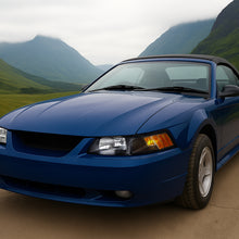 Ronnin - Fits 1999-2004 Ford Mustang Factory Replacement Headlights Assembly Pair | Black