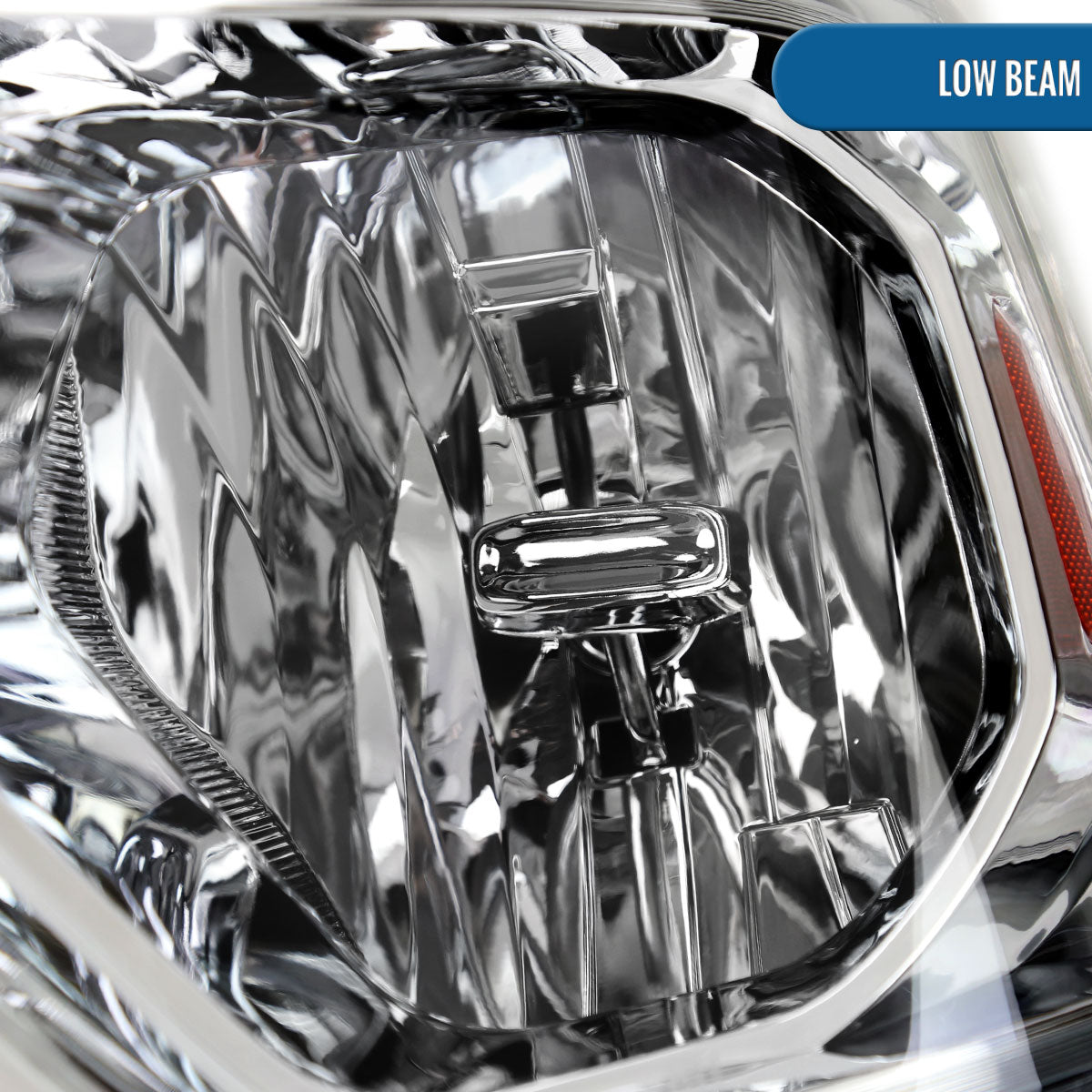 Ronnin - Fits 2019-2024 Ram 1500 Factory Replacement Halogen Headlights Assembly Pair | Chrome