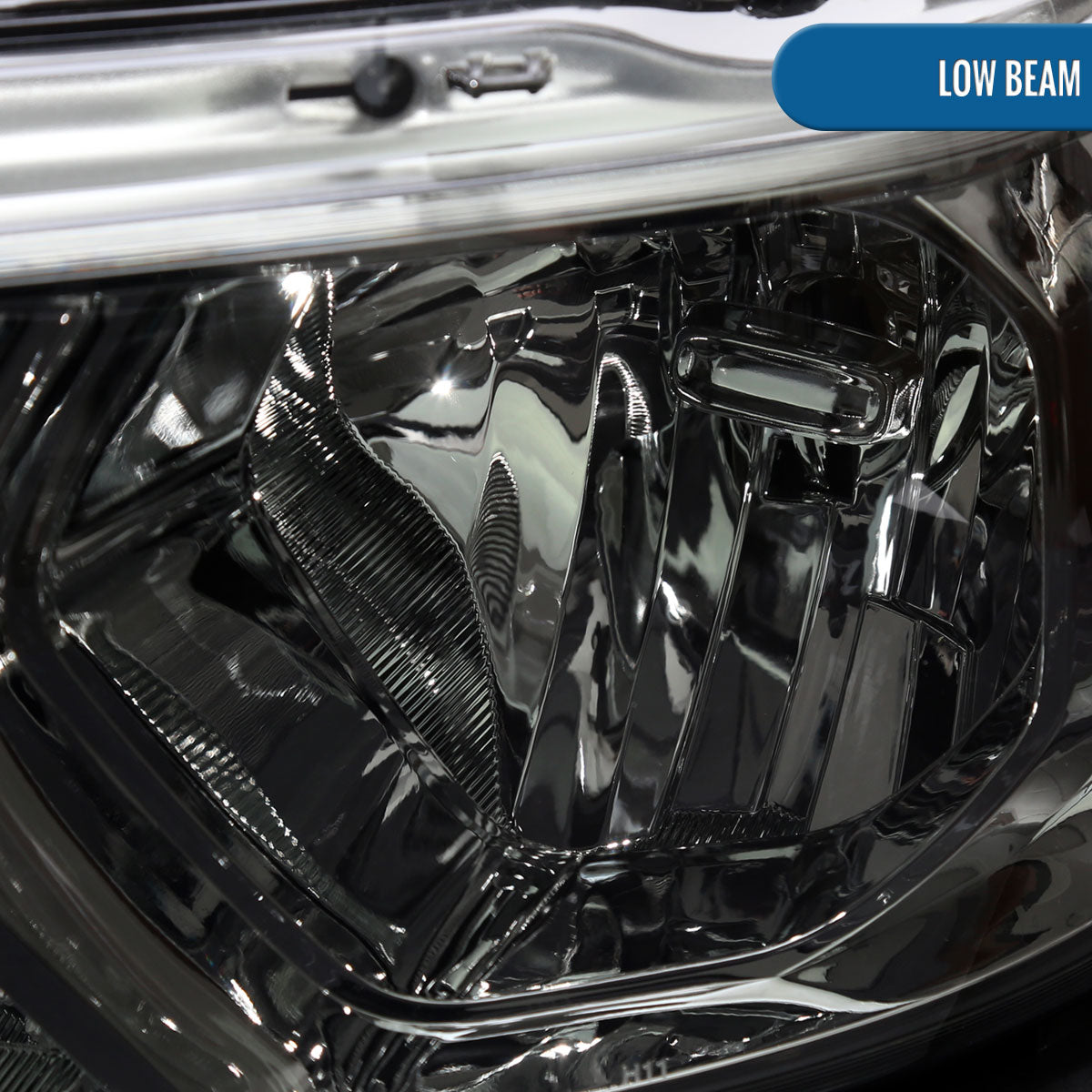 Ronnin - Fits 2019-2024 Ram 1500 Factory Replacement Halogen Headlights Assembly Pair | Smoke