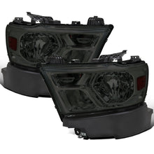 Ronnin - Fits 2019-2024 Ram 1500 Factory Replacement Halogen Headlights Assembly Pair | Smoke
