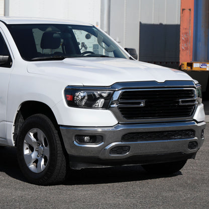 Ronnin - Fits 2019-2024 Ram 1500 Factory Replacement Halogen Headlights Assembly Pair | Black