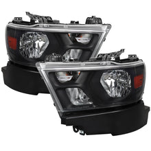 Ronnin - Fits 2019-2024 Ram 1500 Factory Replacement Halogen Headlights Assembly Pair | Black