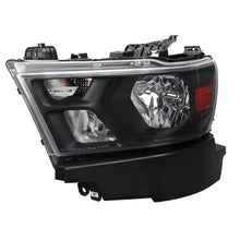 Ronnin - Fits 2019-2024 Ram 1500 Factory Replacement Halogen Headlights Assembly | Driver Side | Black