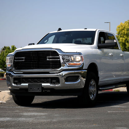 Ronnin - Fits 2019-2024 Ram 2500 3500 4500 5500 Factory Replacement Halogen Headlights Assembly Pair | Chrome