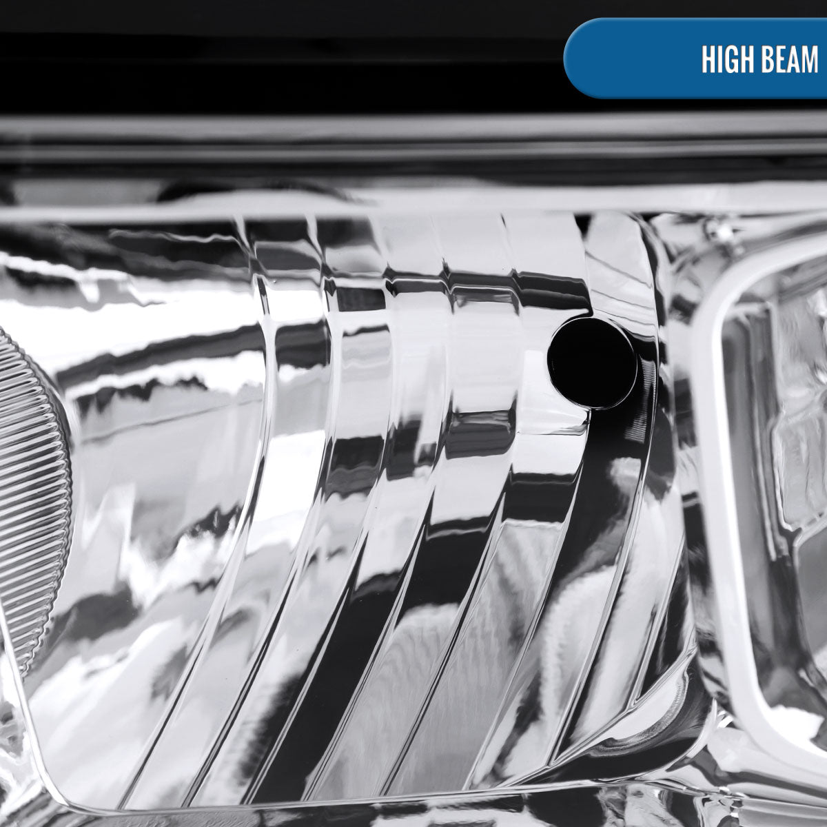 Ronnin - Fits 2019-2024 Ram 2500 3500 4500 5500 Factory Replacement Halogen Headlights Assembly Pair | Chrome