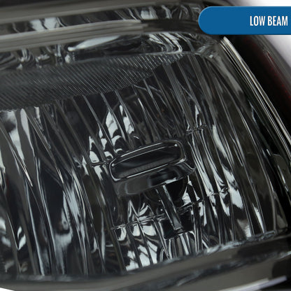 Ronnin - Fits 2019-2024 Ram 2500 3500 4500 5500 Factory Replacement Halogen Headlights Assembly Pair | Smoke