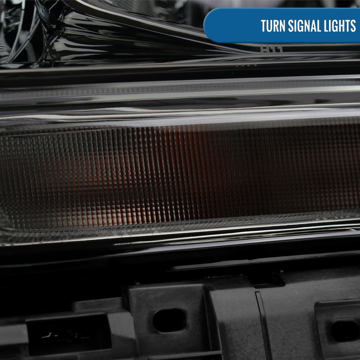 Ronnin - Fits 2019-2024 Ram 2500 3500 4500 5500 Factory Replacement Halogen Headlights Assembly Pair | Smoke