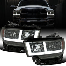 Ronnin - Fits 2019-2024 Ram 2500 3500 4500 5500 Tradesman Big Horn SLT Upgraded Replacement LED Animated Startup Effect Headlights Assembly Pair | Smoke