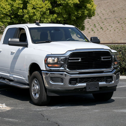 Ronnin - Fits 2019-2024 Ram 2500 3500 4500 5500 Factory Replacement Halogen Headlights Assembly Pair | Black