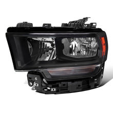 Ronnin - Fits 2019-2024 Ram 2500 3500 4500 5500 Factory Replacement Halogen Headlight Assembly Piece | Left Driver Side | Black
