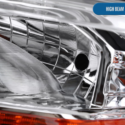 Ronnin - Fits 2019-2023 Ford Ranger XL XLT Factory Replacement Halogen Headlights Assembly Pair | Chrome