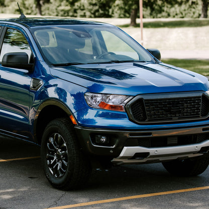 Ronnin - Fits 2019-2023 Ford Ranger XL XLT Factory Replacement Halogen Headlights Assembly Pair | Chrome