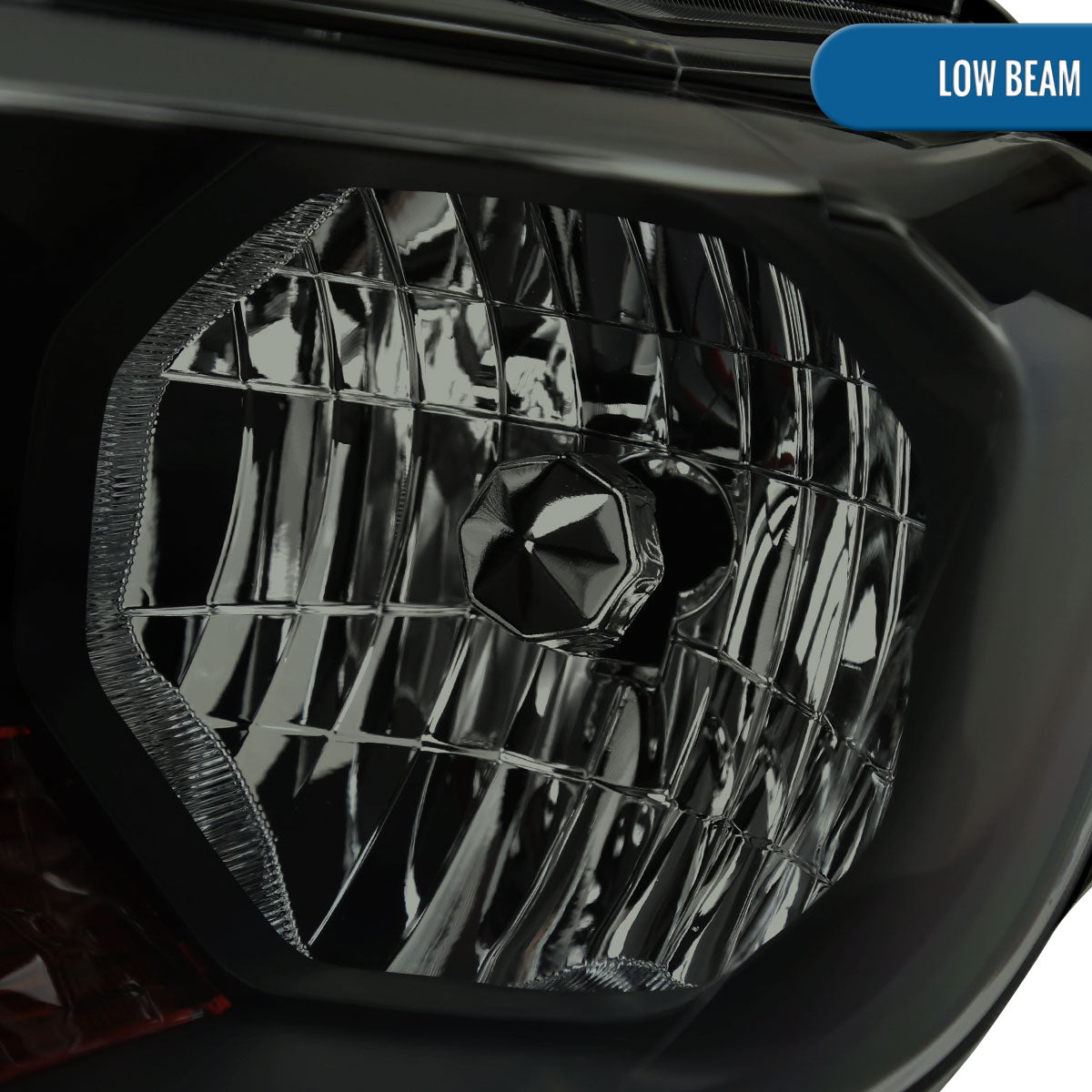 Ronnin - Fits 2019-2023 Ford Ranger XL XLT Factory Replacement Halogen Headlights Assembly Pair | Black Smoke