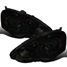 Ronnin - Fits 2002-2004 Acura RSX Factory Replacement Headlights Assembly Pair | Smoke