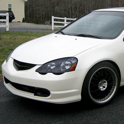 Ronnin - Compatible con Acura RSX 2002-2004 | Par de faros delanteros de repuesto | Negro