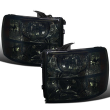 2007-2013 Chevy Silverado 1500 2500HD 3500HD  Replacement Headlights Assembly Pair | Smoke