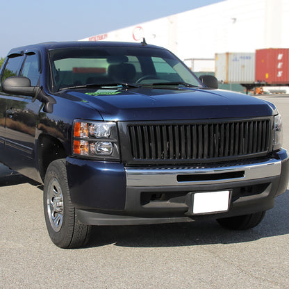 Ronnin - Compatible con Chevy Silverado 1500 2500HD 3500HD 2007-2013 | Par de ensamblajes de faros delanteros de repuesto | Negros