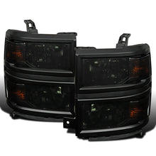 2014-2015 Chevy Silverado 1500  Replacement Headlights Assembly Pair | Smoke