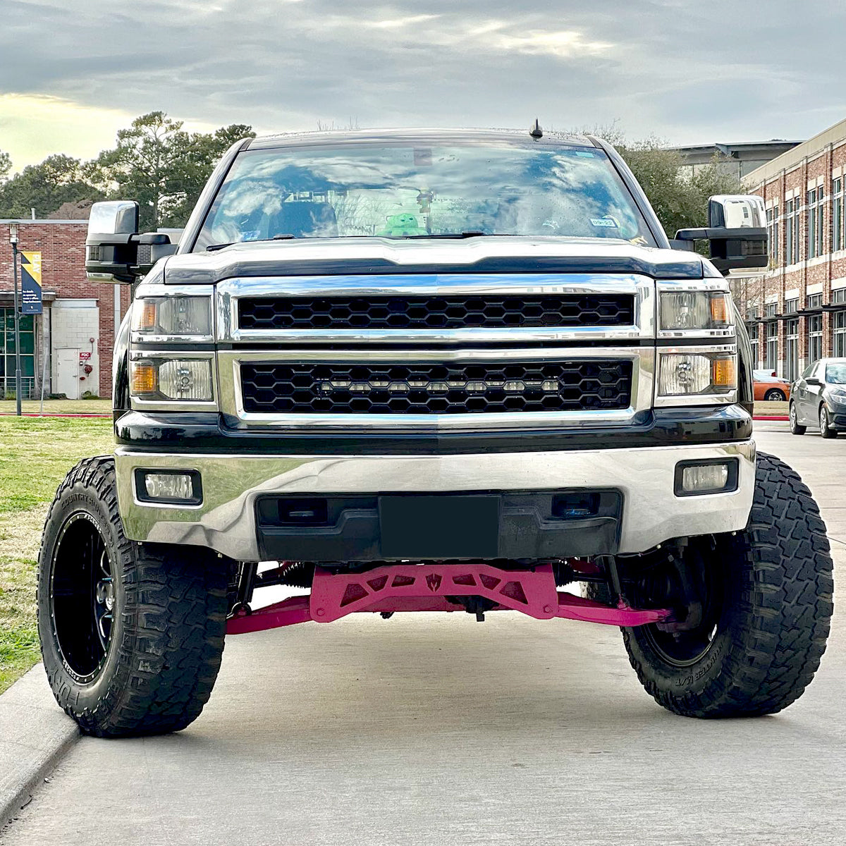 Ronnin - Juego de faros delanteros de repuesto | Negro | para Chevy Silverado 1500 2014-2015