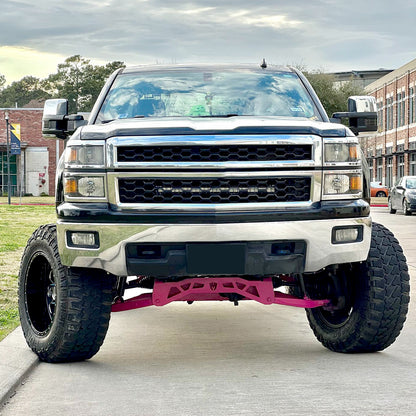 Ronnin - Juego de faros delanteros de repuesto | Negro | para Chevy Silverado 1500 2014-2015